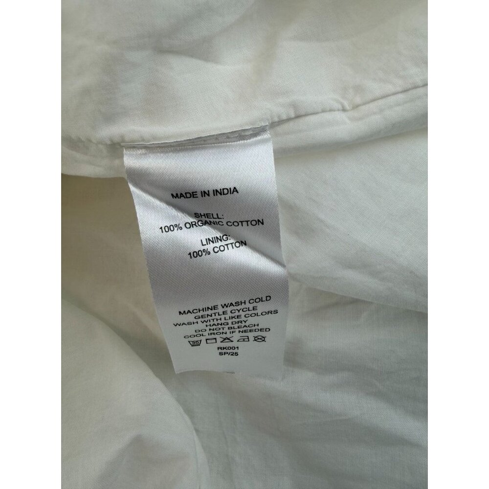 NWT Quince 100% Organic Cotton Gauze Smocked Maxi Skirt Size M - Picture 7 of 10